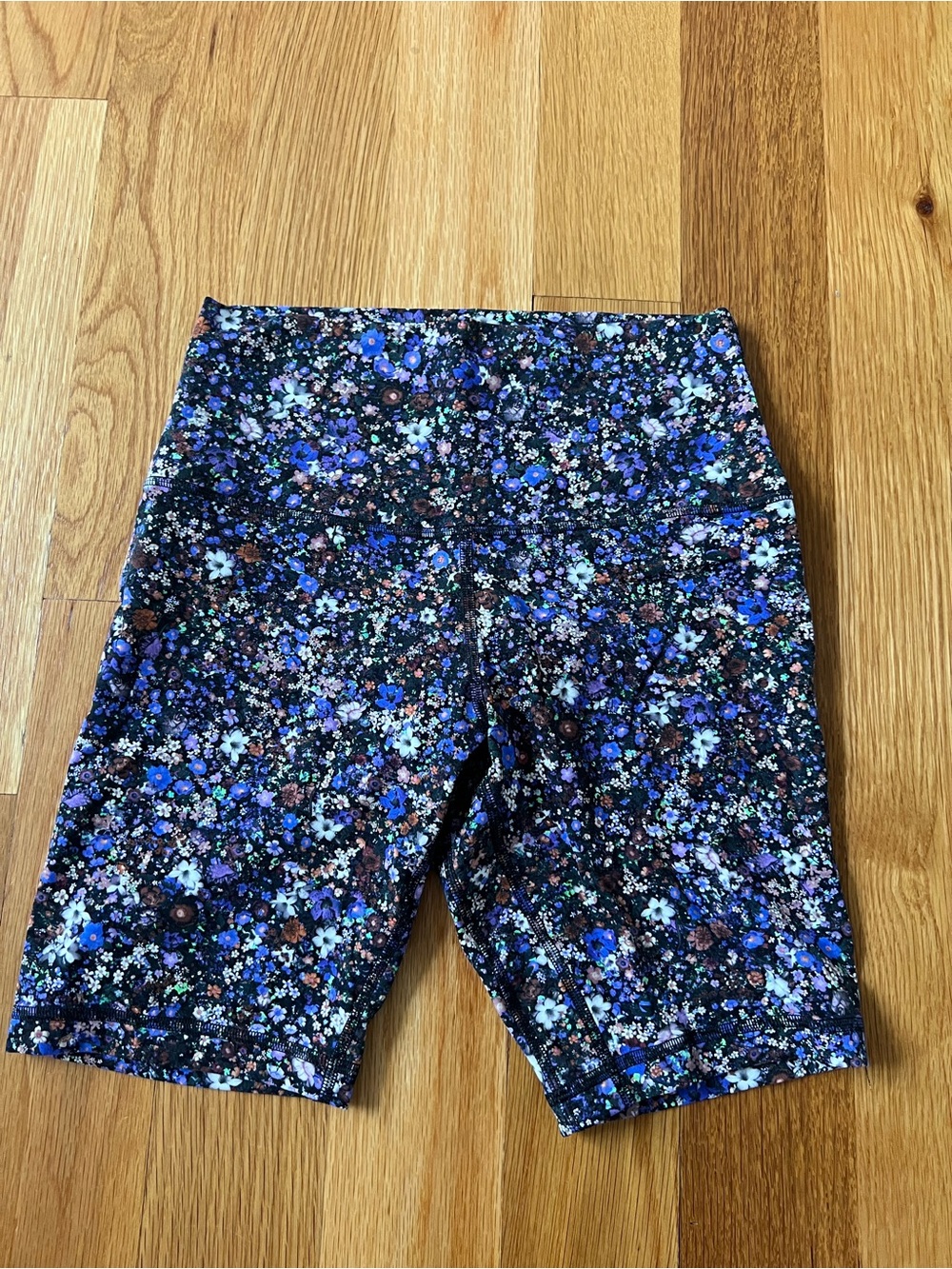 Lululemon Women's High-Rise Floral Bike Shorts